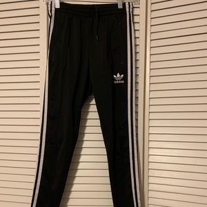 adidas black joggers